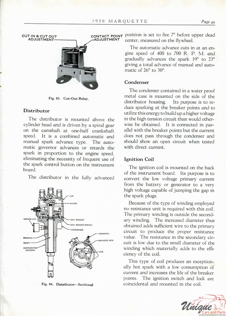 1930 Buick Marquette Specifications Booklet Page 6